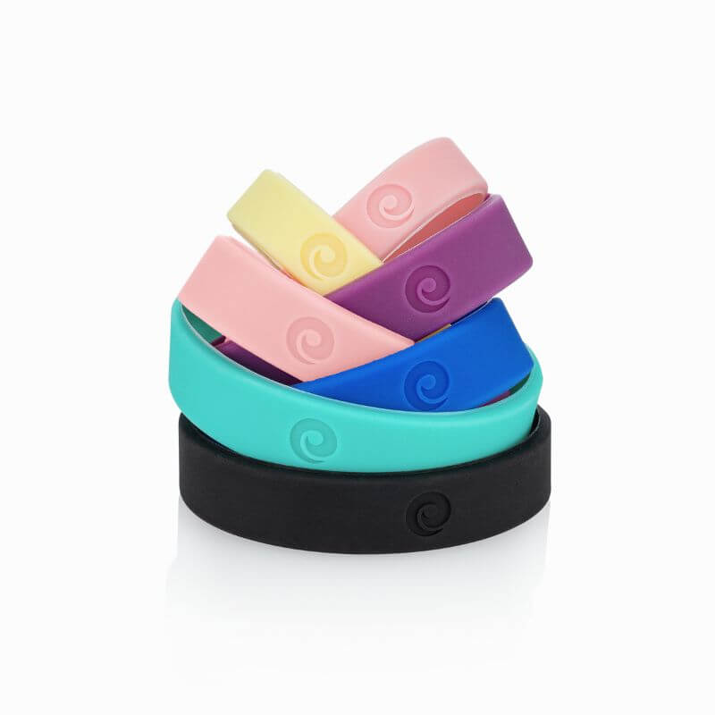 colorful silicone EMF band for kids