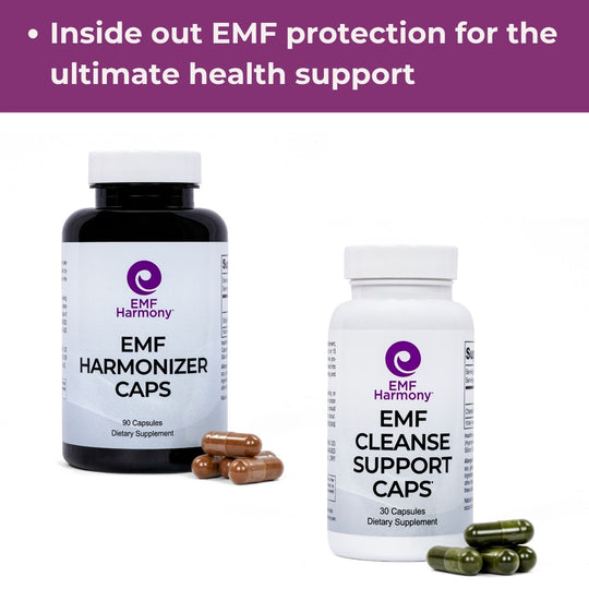 EMF Radiation Support Cleanse Supplements Bundle